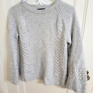 Small Ann Taylor Grey Knit Sweater